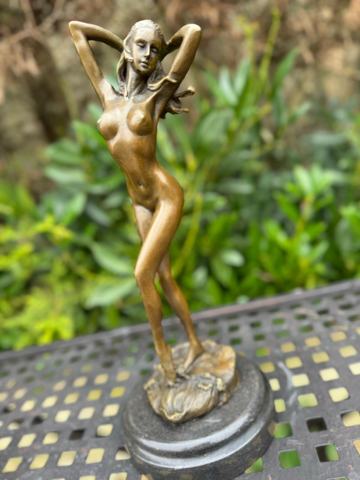 Statue Femme Nue 25cm Bronze