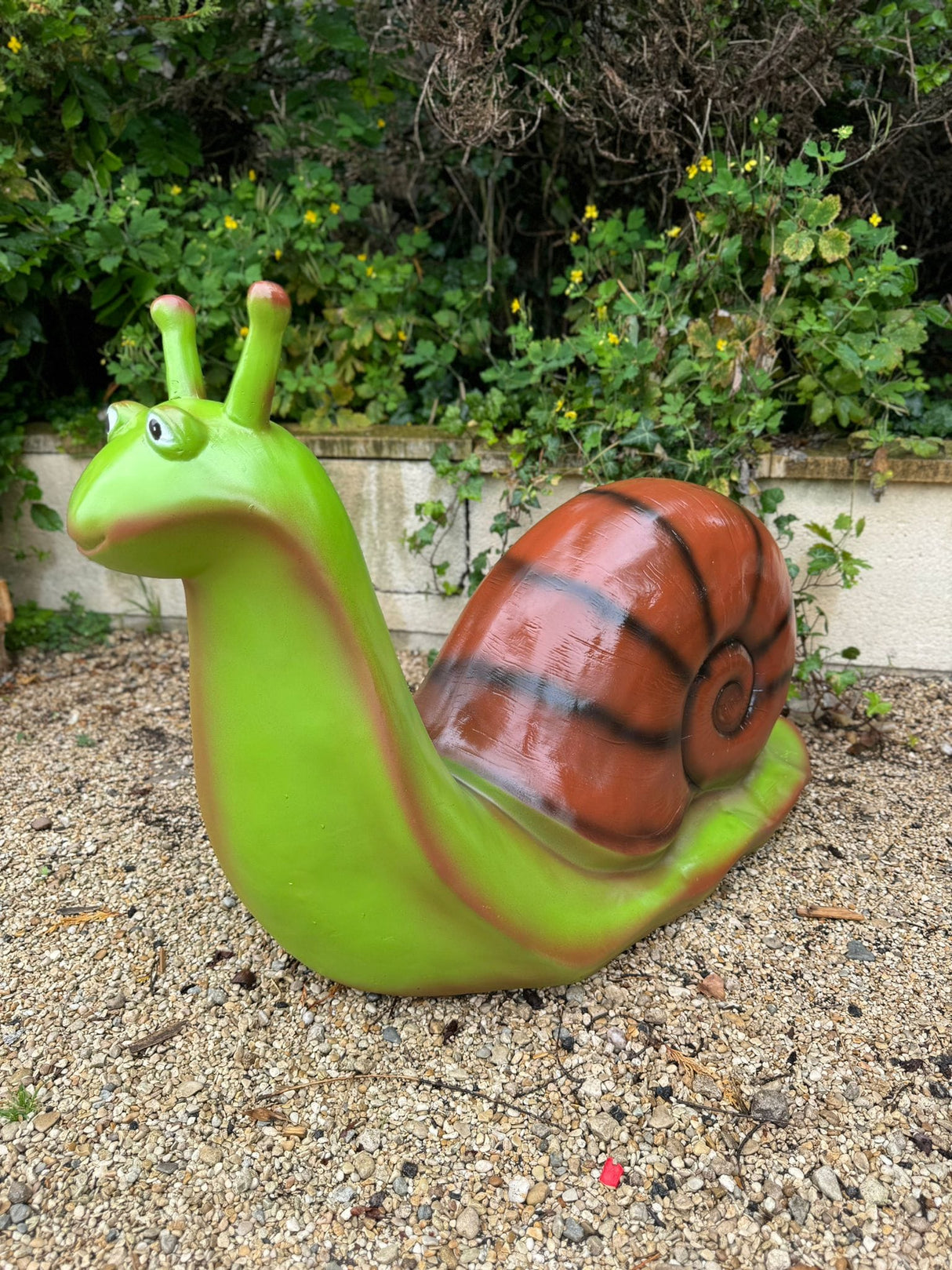 Statue Escargot - 100cm - Naturel