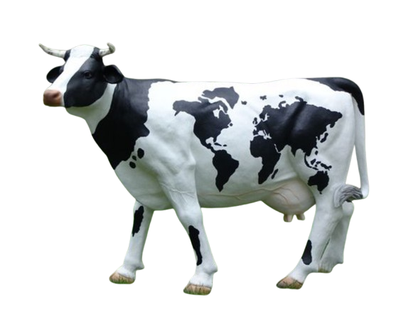 Statue Vache Animaux Resine - 225cm - Monde