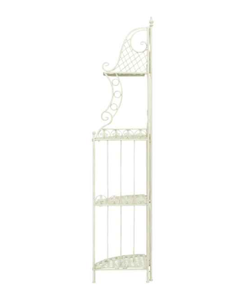 Étagère fer Jardin 165cm style antique vert