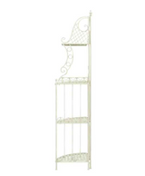 Étagère fer Jardin 165cm style antique vert