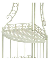 Étagère fer Jardin 165cm style antique vert