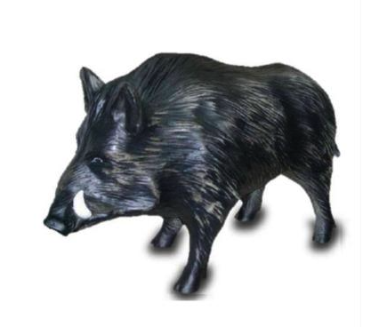 Statue Sanglier Animaux Resine - 100cm - Noir