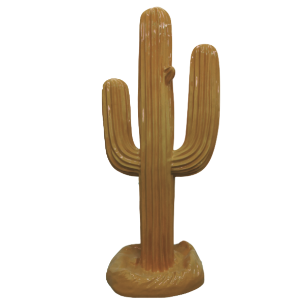 Statue Cactus Animaux Resine - 185cm - Marron