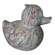 Statue Canard Animaux Resine - 200cm -Graffiti Blanc (8905599058260)