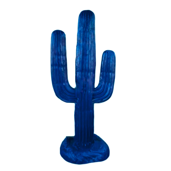 Statue Cactus Animaux Resine - 185cm - Bleu Nuit