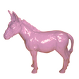 Statue Ane Animaux Resine - 95cm - Rose Clair (8905563898196)