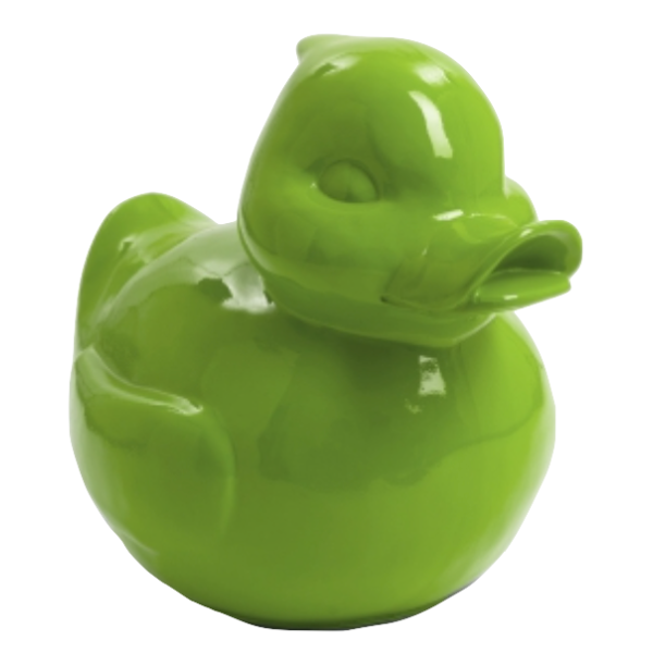 Statue Canard Animaux Resine - 200cm - Vert Pomme