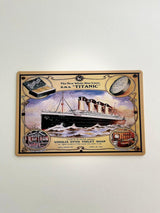 PLAQUE MÉTAL TITANIC 30X20 CM - PLAQUE DECORATIVE (8905409429844)