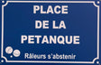 PLAQUE MÉTAL PETANQUE 30X20 CM - PLAQUE DECORATIVE (8905384198484)