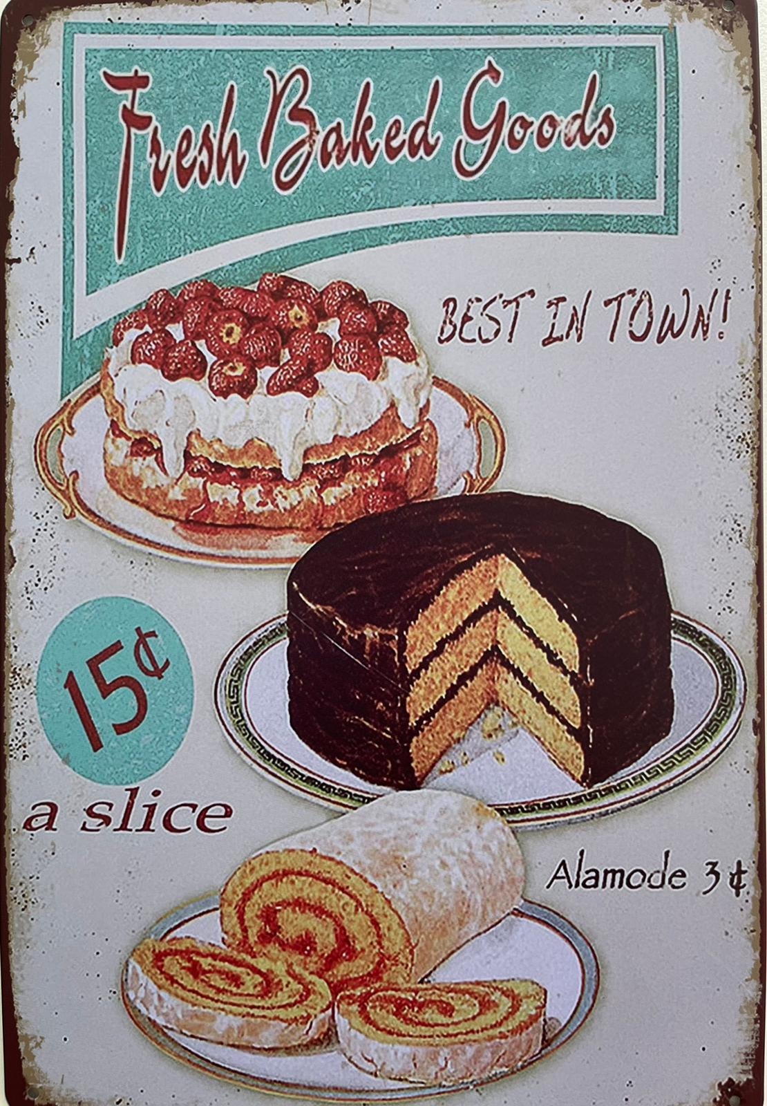 PLAQUE MÉTAL GATEAU 30X20 CM - PLAQUE DECORATIVE (8905385148756)