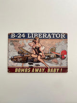 PLAQUE MÉTAL LIBERATOR 30X20 CM - PLAQUE DECORATIVE (8905369092436)