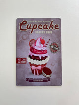 PLAQUE MÉTAL CUPCAKE 30X20 CM - PLAQUE DECORATIVE (8905369682260)