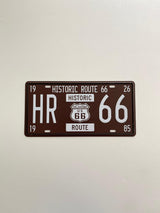 PLAQUE MÉTAL HISTORIC ROUTE 15x30 CM - PLAQUE DECORATIVE (8905358704980)