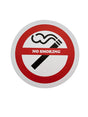 PLAQUE MÉTAL NO SMOKING 30X30 CM - PLAQUE DECORATIVE (8905353691476)