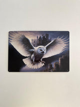 PLAQUE MÉTAL HIBOU 30X20 CM - PLAQUE DECORATIVE (8905342615892)