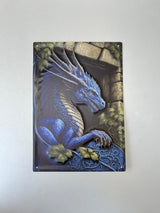 PLAQUE MÉTAL CREATURE 30X40 CM - PLAQUE DECORATIVE