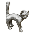 Statue Chat Animaux Resine - 105cm - Argent - ANIMAUX-RESINE.FR (8904748532052)