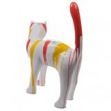 Statue Chat Animaux Resine - 105cm - Coulure Jaune Orange - ANIMAUX-RESINE.FR (8904751055188)