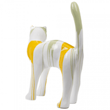 Statue Chat Animaux Resine - 105cm - Coulure Jaune Vert Kaki - ANIMAUX-RESINE.FR (8904750989652)