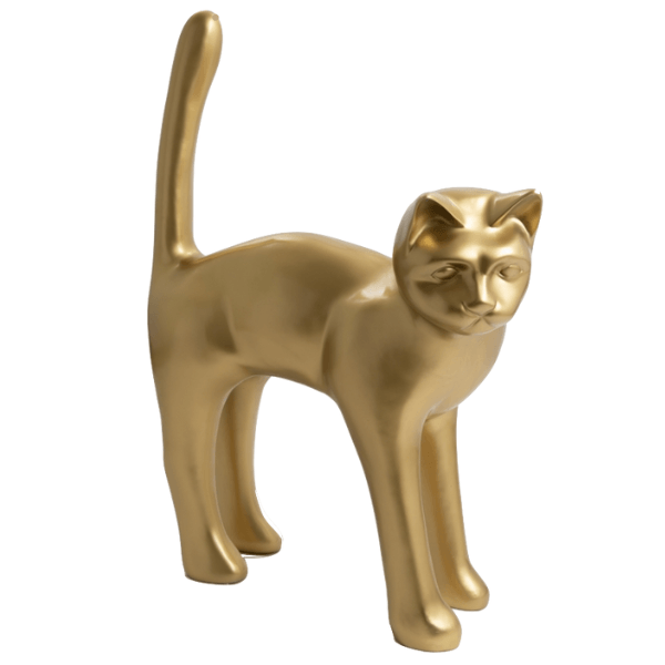 Statue Chat Animaux Resine - 105cm - Doré - ANIMAUX-RESINE.FR (8904750465364)