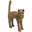 Statue Chat Animaux Resine - 105cm - Marron - ANIMAUX-RESINE.FR (8904751710548)