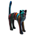 Statue Chat Animaux Resine - 105cm - Multi Coulure Noir - ANIMAUX-RESINE.FR (8904759050580)