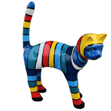 Statue Chat Animaux Resine - 105cm - Schtroumpf - ANIMAUX-RESINE.FR (8904750498132)