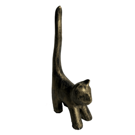 Statue Chat Animaux Resine - 205cm - Bronze - ANIMAUX-RESINE.FR