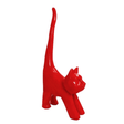 Statue Chat Animaux Resine - 205cm - Rouge - ANIMAUX-RESINE.FR