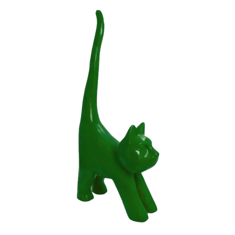 Statue Chat Animaux Resine - 205cm - Vert - ANIMAUX-RESINE.FR (8904763441492)