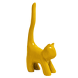 Statue Chat Animaux Resine - 30cm - Jaune - ANIMAUX-RESINE.FR (8904758002004)