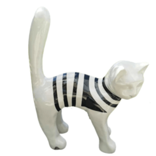 Statue Chat Animaux Resine - 35cm - Marin Noir - ANIMAUX-RESINE.FR (8904759345492)