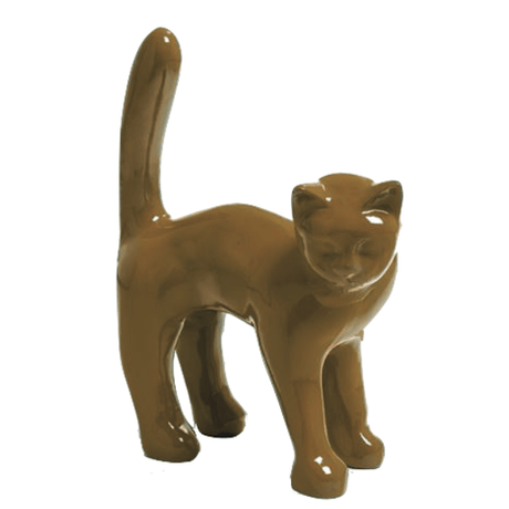 Statue Chat Animaux Resine - 35cm - Marron - ANIMAUX-RESINE.FR (8904749973844)