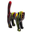 Statue Chat Animaux Resine - 35cm - Multi Coulure Noir - ANIMAUX-RESINE.FR (8904760197460)