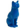 Statue Chat Animaux Resine - 40cm - Blanc Nuit - ANIMAUX-RESINE.FR (8904754266452)