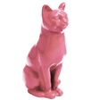 Statue Chat Animaux Resine - 40cm - Rose Clair - ANIMAUX-RESINE.FR (8904755708244)