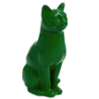 Statue Chat Animaux Resine - 40cm - Vert - ANIMAUX-RESINE.FR (8904757117268)