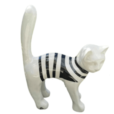 Statue Chat Animaux Resine - 45cm - Marin Noir - ANIMAUX-RESINE.FR