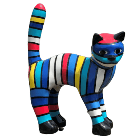 Statue Chat Animaux Resine - 45cm - Schtroumpf - ANIMAUX-RESINE.FR (8904761475412)