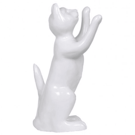 Statue Chat Animaux Resine - 55cm - Blanc - ANIMAUX-RESINE.FR (8904752628052)