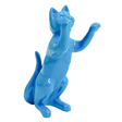 Statue Chat Animaux Resine - 55cm - Bleu Ciel - ANIMAUX-RESINE.FR (8904749351252)