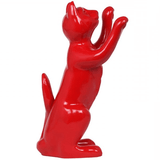 Statue Chat Animaux Resine - 55cm - Rouge - ANIMAUX-RESINE.FR (8904752824660)