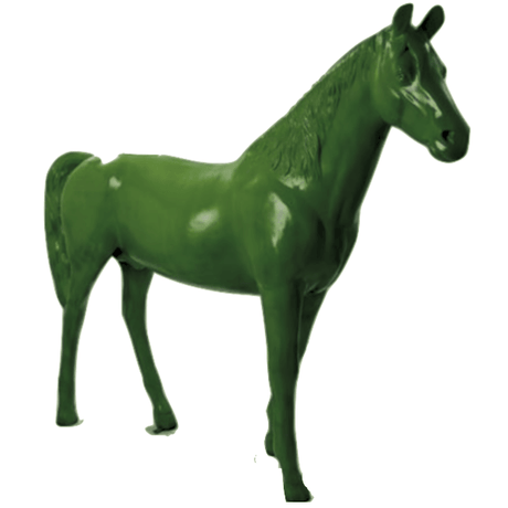 Statue Cheval Animaux Resine - 210cm - Vert - ANIMAUX-RESINE.FR (8905479848276)