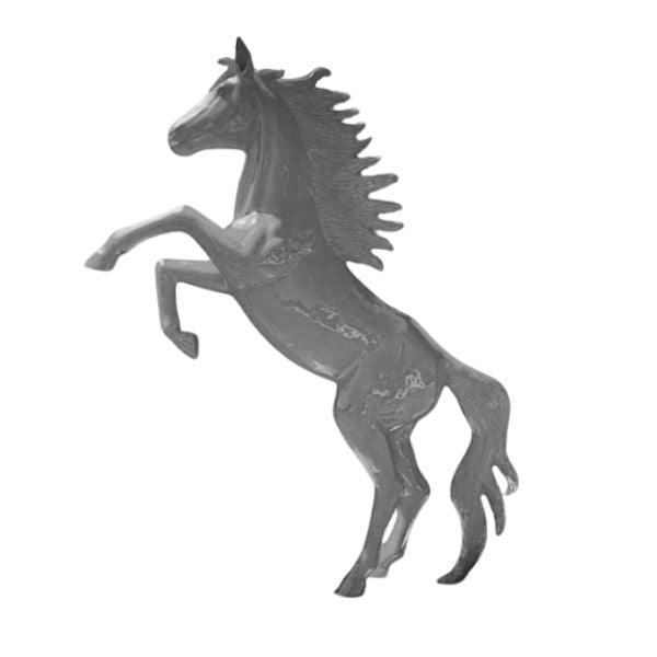 Statue Cheval Animaux Resine - 305cm - Gris - ANIMAUX-RESINE.FR (8905476145492)