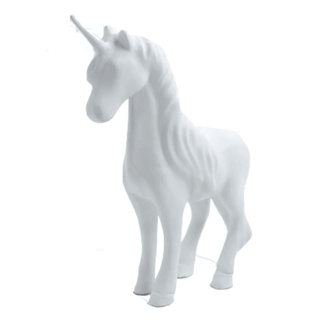 Statue Cheval Licorne Animaux Resine - 50cm - Blanc - ANIMAUX-RESINE.FR (8905195192660)