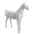 Statue Cheval Origami Animaux Resine - 210cm - Blanc - ANIMAUX-RESINE.FR (8905496625492)