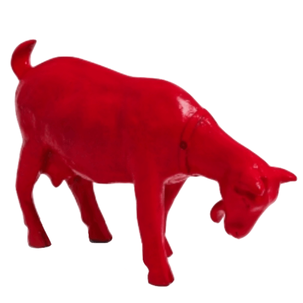 Statue Chevre Animaux Resine - 95cm - Rouge - ANIMAUX-RESINE.FR (8904770486612)