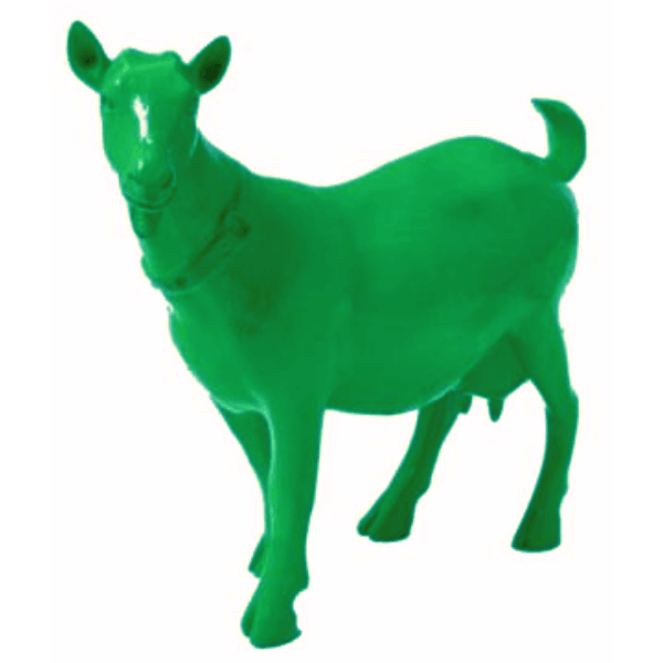 Statue Chevre Tete en Haut Animaux Resine - 60cm - Vert - ANIMAUX-RESINE.FR (8904771862868)