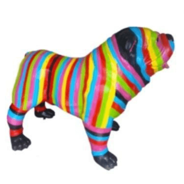 Statue Chien Bouledogue Anglais Animaux Resine - 160cm - Berlingot - ANIMAUX-RESINE.FR (8904843886932)